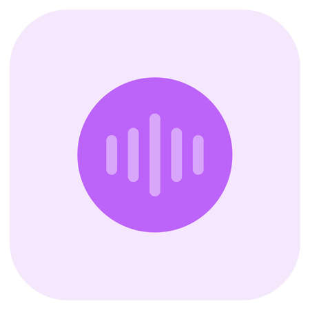 Audio wave application for editing and playbackのイラスト素材