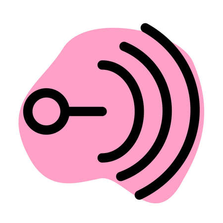 Music streaming service from anchor fm digital radioのイラスト素材