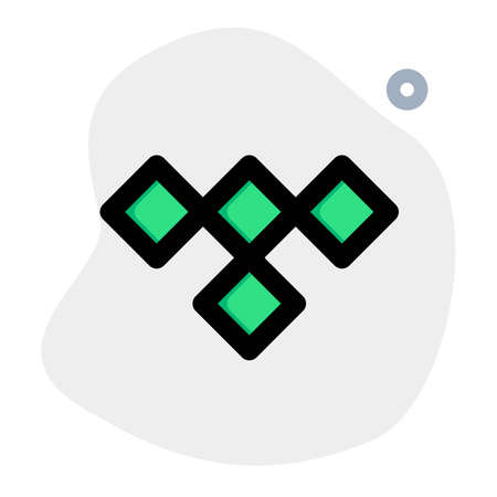 Tidal app for entertainment and other royalty free music useのイラスト素材