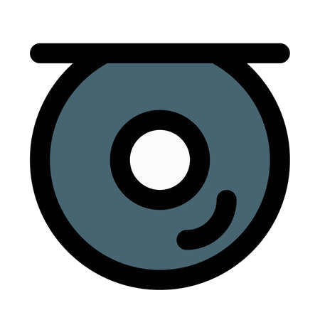 Compact disc is inserted in a player for entertainment purposesのイラスト素材