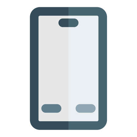 Basic smart phone features with classical button layoutのイラスト素材