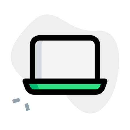 Professional use laptop with a high performance processing powerのイラスト素材