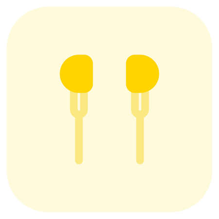 High base sound quality earphones connection with multiple device supportのイラスト素材