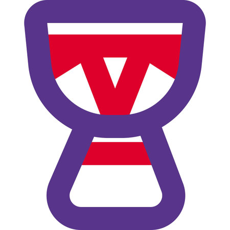 Kettle drum for a traditional African drumming setのイラスト素材