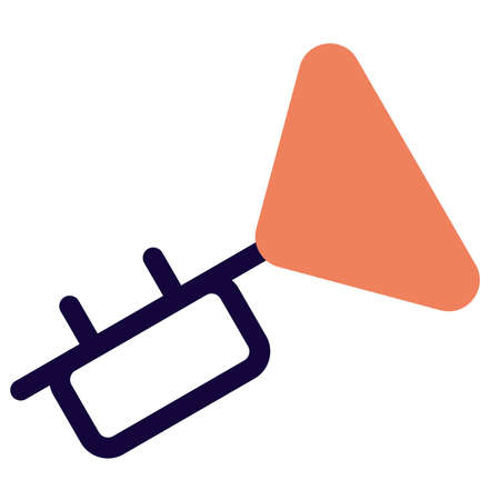 Tuba like a trumpet music instrument for rock concertのイラスト素材