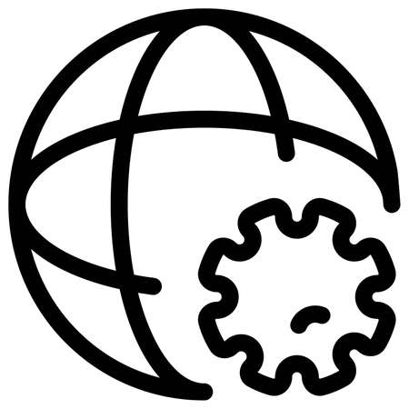 Global exposure of virus on extreme levelのイラスト素材