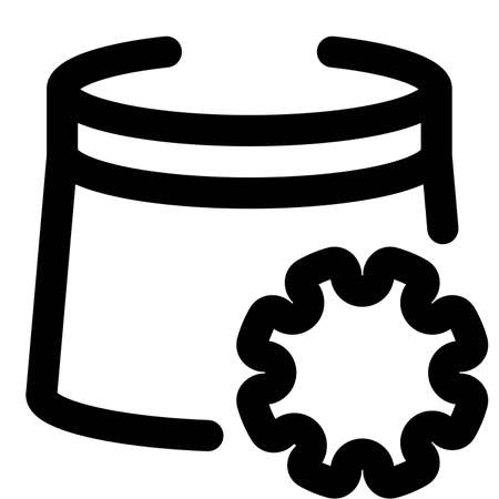 Face shield with a protection for the exposure of virusのイラスト素材