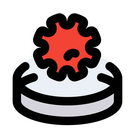 coronavirus research under trial vaccine productionのイラスト素材