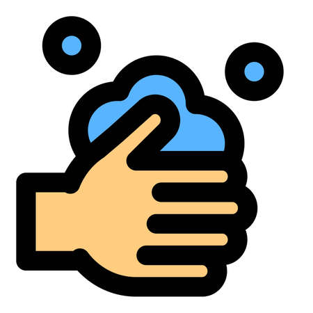 thoroughly washing hands to avoid the exposure ab coronavirusのイラスト素材