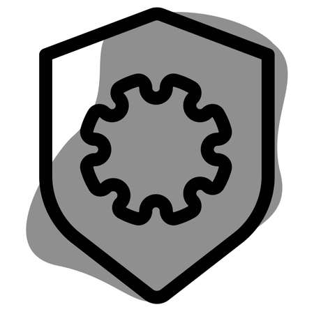 protection from the coronavirus by having high immunityのイラスト素材