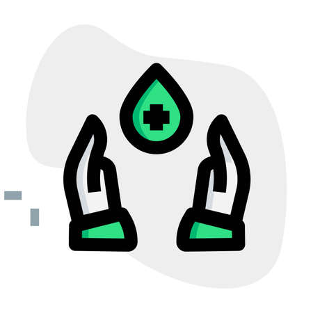 washing hand with disinfectant soap prevents exposureのイラスト素材