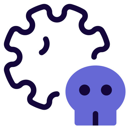 Extremely pneumonia virus causing death for the patientのイラスト素材