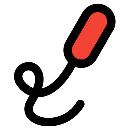 Bacterial structure with a fine strand layoutのイラスト素材