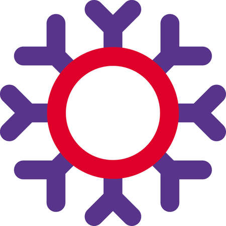 Virus with a rna strands around ring layoutのイラスト素材