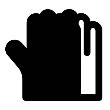 Gloves to avoid the contact of virus from the outbreakのイラスト素材