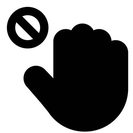 No touching as a new normality during coronavirus pandemic situationのイラスト素材