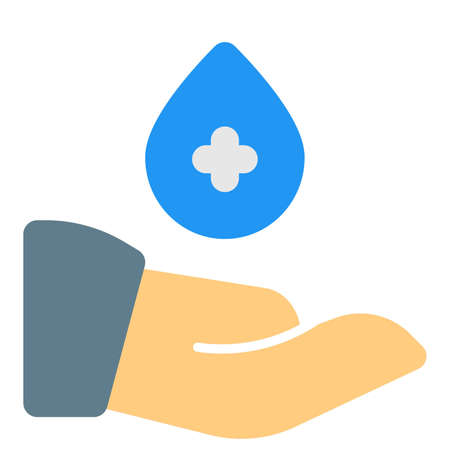 Washing hand as a new routine of the coronavirus pandemic normalityのイラスト素材