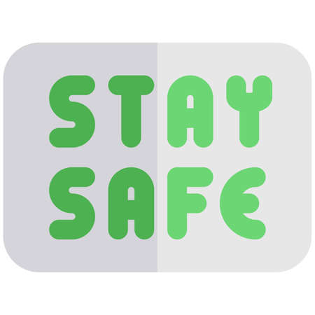 Stay safe new normality was carried out during coronavirus outbreakのイラスト素材