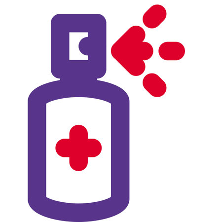 Disinfectant spray for cleaning the surface as a new normのイラスト素材