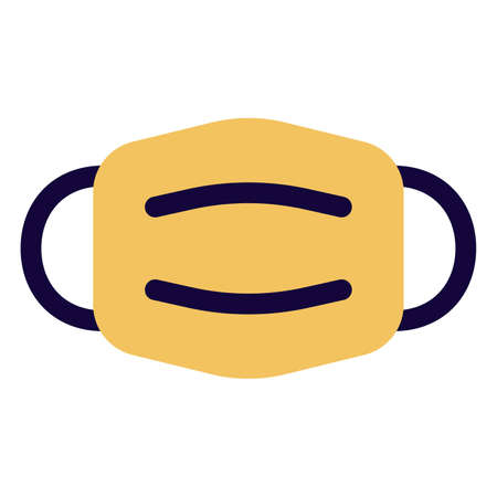 Facemask to avoid the contact of virus in hospitalsのイラスト素材