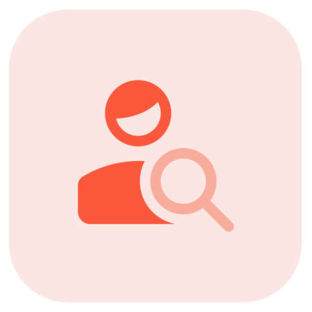 finding new single user for new role in the companyのイラスト素材