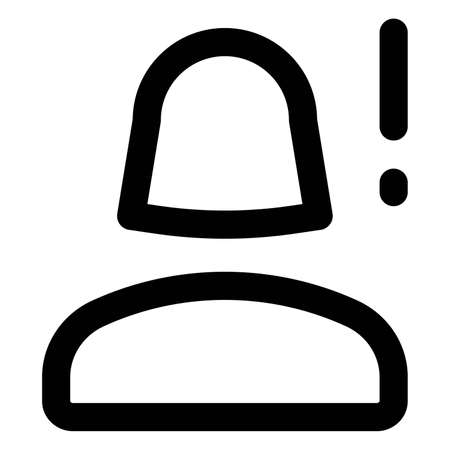 warning with exclamation sign layout for company websiteのイラスト素材