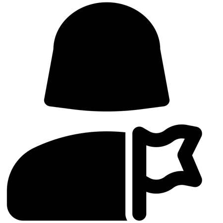 flagging a female user online for misusing the guidelines of the policyのイラスト素材