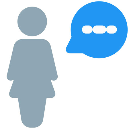 single businesswoman chatting with customer support executiveのイラスト素材