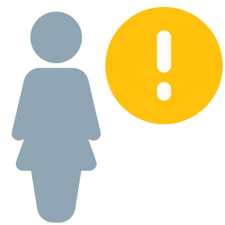 warning with exclamation sign layout for company websiteのイラスト素材