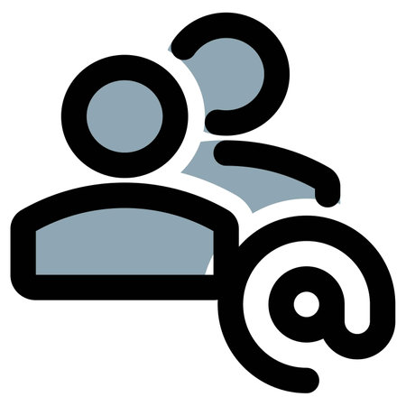 multiple user with a group email addressのイラスト素材
