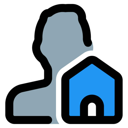 monitoring the single user work online from homeのイラスト素材