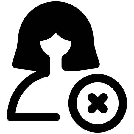 unfriend user from public social media platformのイラスト素材