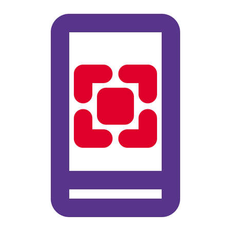 Barcode scanner for digital boarding pass scanのイラスト素材