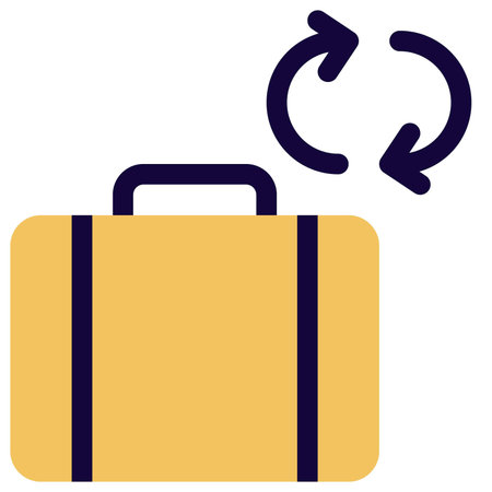 Rechecking the bag for a correct weight is allowance for international travelのイラスト素材