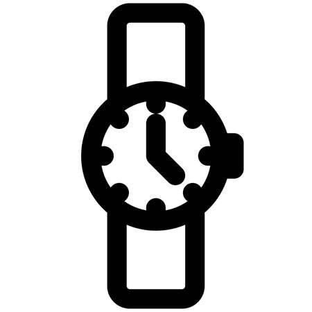 Co, of watches in shopping mall layoutのイラスト素材