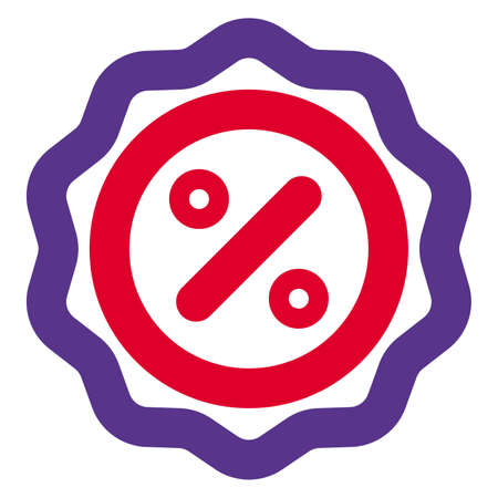 Discount coupons round shape emblem for saleのイラスト素材