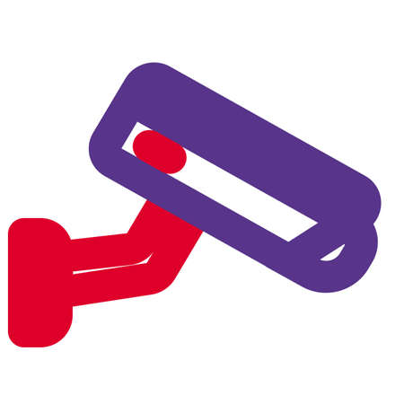 CCTV camera for security at shopping mallのイラスト素材