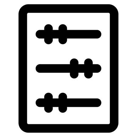 Abacus used as a learning tool in preschoolのイラスト素材