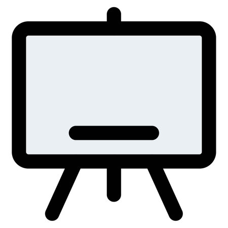 Whiteboard to see make pupil understand the new conceptのイラスト素材