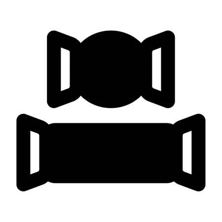 Candies are to be distributed to the kids coming to the hotelのイラスト素材