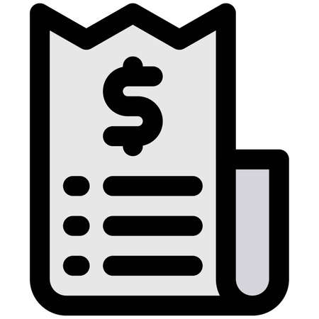 Billing for the hotel expenses and invoicesのイラスト素材