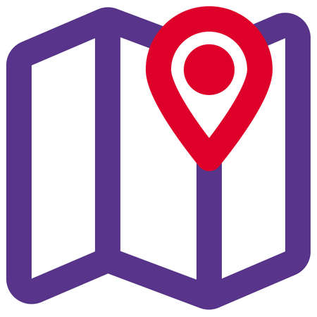 Maps for location of hotel in cityのイラスト素材