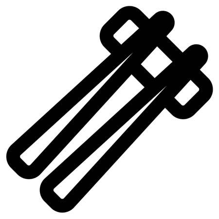 Chopstick as an asian food culture layoutのイラスト素材