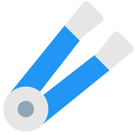 Tongs for picking up hot items layoutのイラスト素材