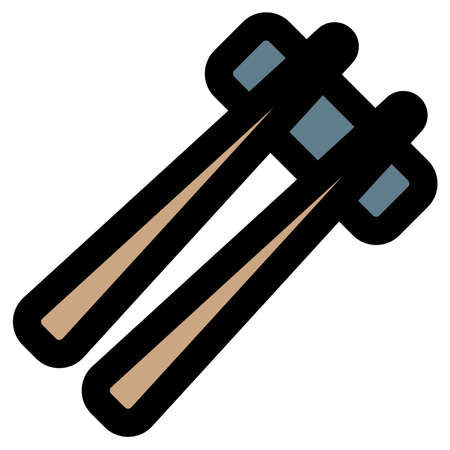 Chopstick as an asian food culture layoutのイラスト素材