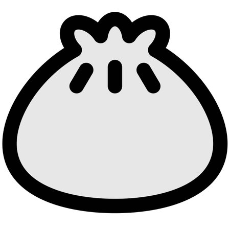 Dumpling a chinese dish with a veggies and meat fillingのイラスト素材