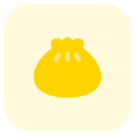 Dumpling a chinese dish with a veggies and meat fillingのイラスト素材
