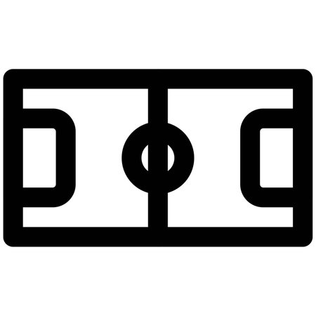 Soccer field for fifa major sports programのイラスト素材