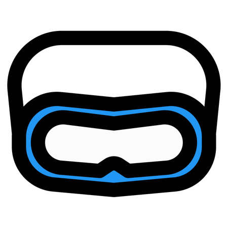 Goggles for the water sports and swimming practiceのイラスト素材