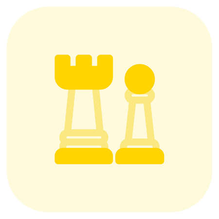 Chess piece with different role and movementのイラスト素材